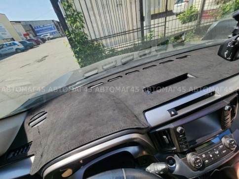 Накидка на панель Toyota RAV4 XA 40 Тойота Рав4 ХА40 2013-2019г алькантара фото 5