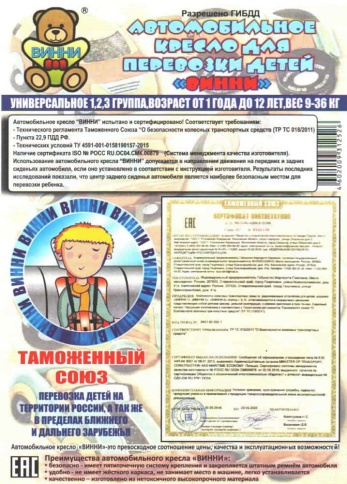 Масяня Автокресло бескаркасное универсальное 1,2,3 группа от 1-12 лет вес 9-36 кг синий фото 6