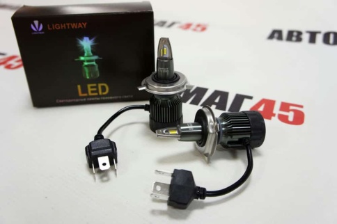 LTway  V3 светодиодные лампы LED 2шт H4 12В 30W 6000K 3900Lm с обманкой гарантия 5мес    фото 8