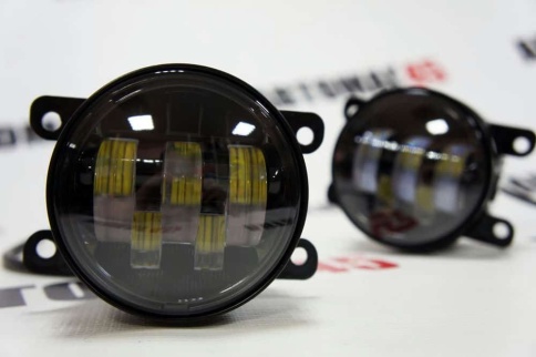 C2R  Фары п/туманные 5 линз LED Vesta Веста Лада X-Ray иномарки LED 60W 4800LM 2шт гарантия 3мес фото 13