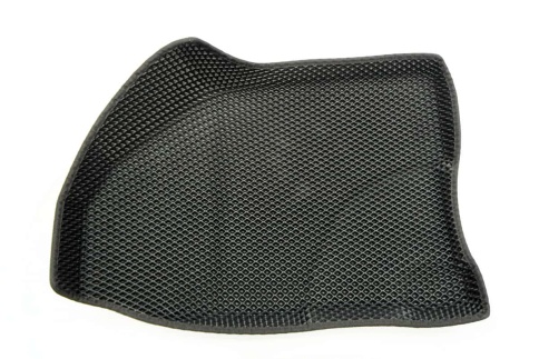 SMART  коврики в салон 3D EVA ЭВА Lada Лада Vesta Веста FL с 2022г-н.в. черные рис ромб компл 5шт фото 3