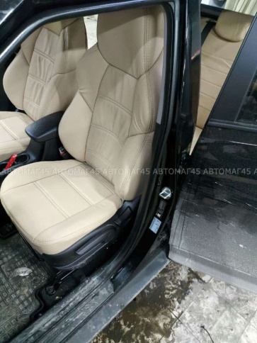 Экстрим  чехлы универсальные экокожа бежевый бежевый комплект    фото 13