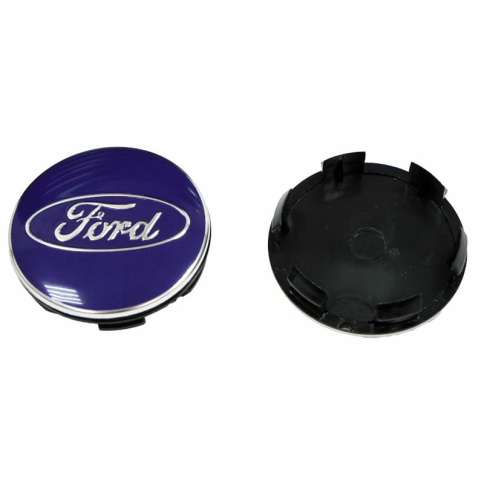 Колпачок ступицы Ford 58мм СМК со стикером (221229) фото 2