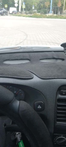 Накидка на панель ВАЗ 2110 только европанель красная нить карпет  фото 7