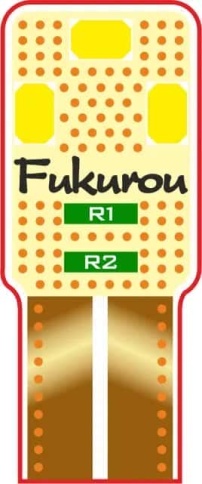 Fukurou лампа светодиодная суперяркие T10 W5W 12V 5000K 250LM 2шт    фото 2