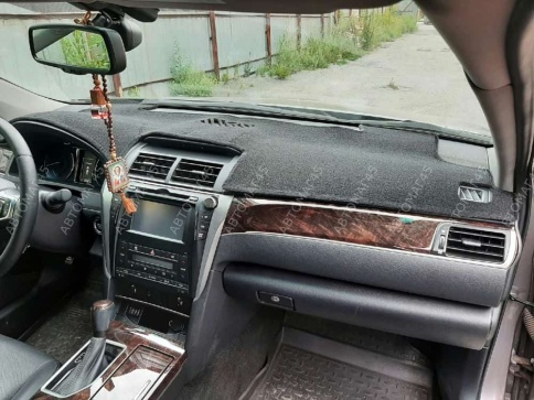 Накидка на панель Toyota Camry Тойота Камри V50 V55 2011-2018г карпет  фото 7