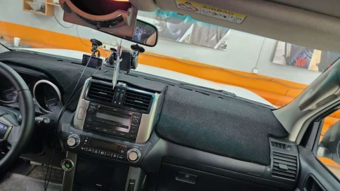 Накидка на панель Toyota Land Cruiser Prado Ленд Крузер Прадо J150 с 2009г карпет Maximal фото 6