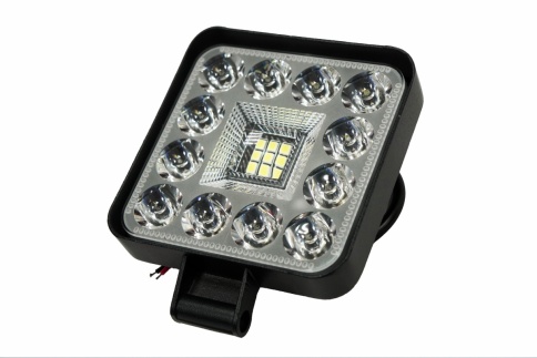 Ruzoom UZ-003  фара светодиодная 6000К 1400Lm 12V  квадратная 12Вт дальний свет 1шт гарантия 1 мес фото 7