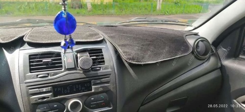 Накидка на панель Lada Granta Гранта FL с 2018г Lada Kalina Калина 2 с 2013г карпет с браком фото 2