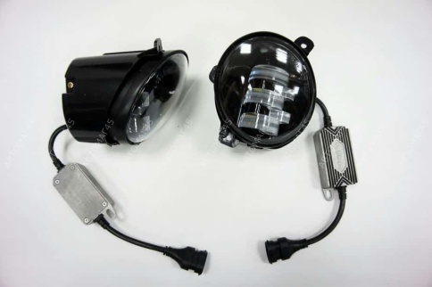 SALMAN  Фары п/туманные 5 линз Kalina Лада Granta Гранта Datsun LED 60W 4800LM 2шт гарант 6 мес фото 8