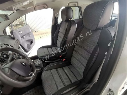 Авточехлы  Renault Kaptur Рено Каптур 2016-2022г жаккард серый Ижевск   фото 1