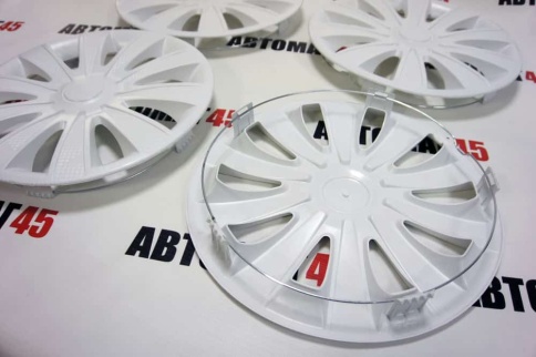 Star  Колпаки R14 белый Карат комплект    фото 2