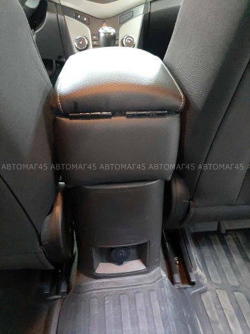 Подлокотник  Chevrolet Cruze Шевроле Круз 2008-2015г вставной в подстаканник экокожа    фото 4