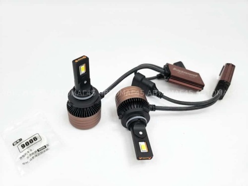 AOZOOM лампы LED 2шт HB3(9005) HB4(9006) HIR2(9012) 12В 55W 5500K 6000Lm с обманкой гар 12мес фото 2