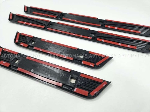 OEM  Накладки на пороги  Лада Vesta Веста Vesta Cross NG 4 шт нержавейка и пластик   фото 4