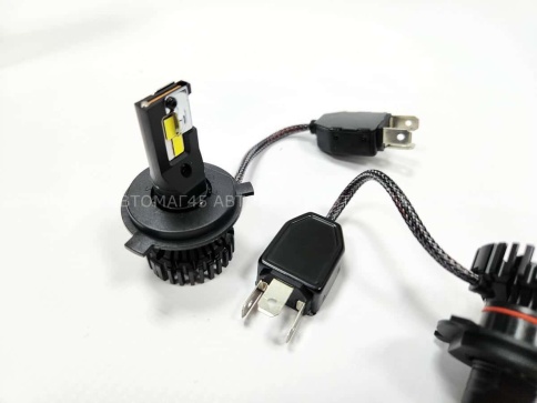 Ruzoom T09 лампы для груз.авто LED 2шт H4 24-28В 90W 5500K 9000Lm  с обманкой гарантия 6мес    фото 3