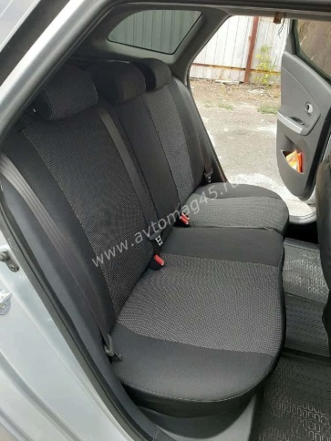 Авточехлы  Kia Ceed Киа Сид 2012-2018г жаккард черно-серый Ижевск   фото 5