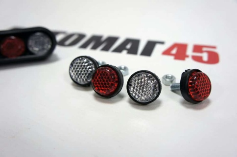 Крепеж  номерного знака болты катафоты 4шт    фото 2