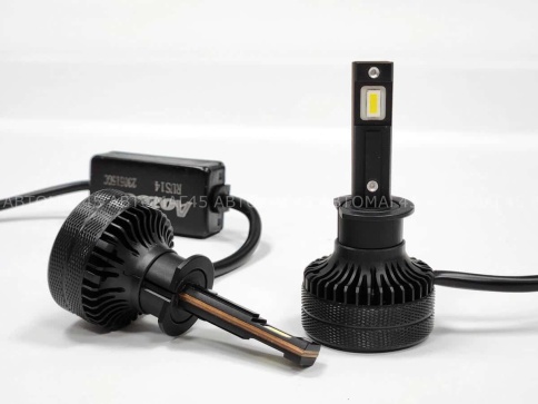AOZOOM лампы LED 2шт H1 24В 55W 5500K 6000Lm  с обманкой гарантия 6мес    фото 6