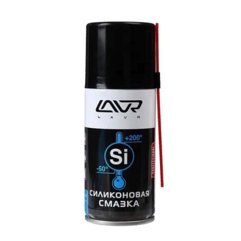 LAVR Silicon Grease  смазка силиконовая аэрозоль с трубочкой 210мл    фото 1