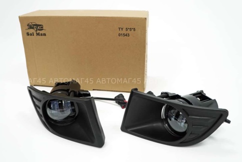 SALMAN  Фары п/туманные Toyota Land Cruiser Prado J120 02-09г LED 50W 4800LM 6000K 2шт гарантия 6мес фото 4