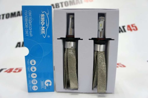 Sho-Me  G7Lite LED 2шт HB3 12В 20W 5000K 2800Lm +150 гарантия 12мес    фото 4