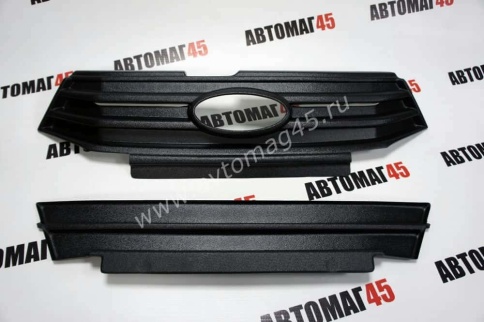 Зимняя заглушка радиатора Lada Vesta Веста Седан верхняя и нижняя    фото 1