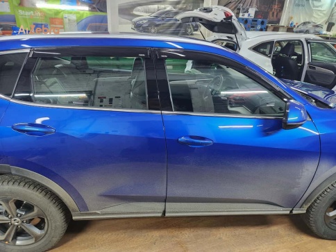 VAD  дефлекторы окон Haval F7 Хавал F7 2018-2024г  комплект 4шт    фото 4