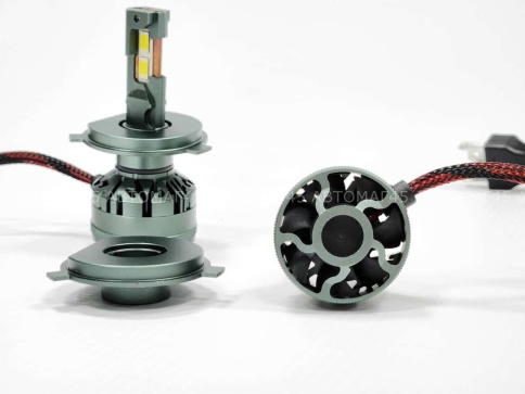 C2R V45 лампы LED 2шт H4 12В 50W 5500K 4500Lm  с обманкой гарантия 6мес    фото 5