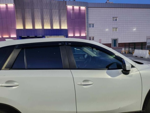 VAD  дефлекторы окон Mazda Мазда CX-5 2011-2017г 1 поколение комплект 4шт    фото 6