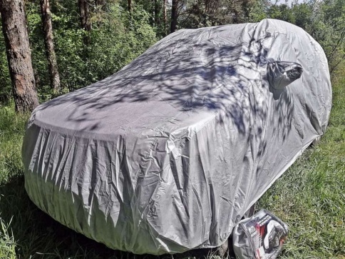 AVS  автомобильный тент всесезонный водонепроницаемый JC-520 размер ХL 482х196х145см    фото 14