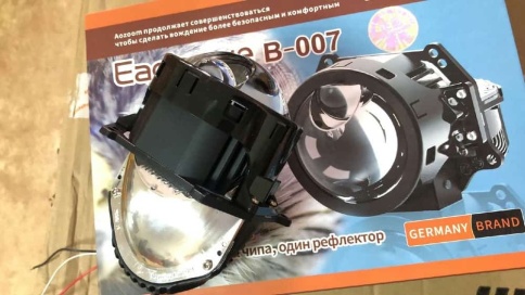 Aozoom  A3+ MAX Eagle eye B-007 светодиодные Би-Led линзы 3.0" 12V 35W 5500K 4000Lm гарантия 12 мес фото 4