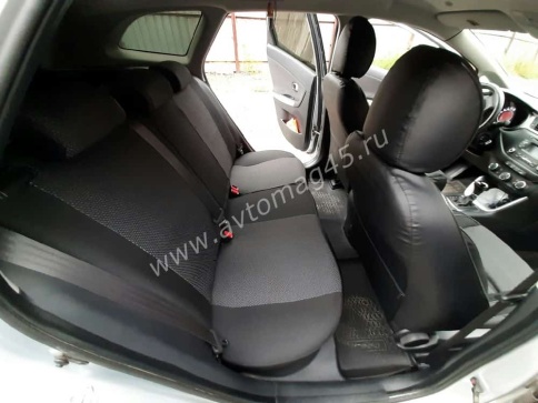 Авточехлы  Kia Ceed Киа Сид 2012-2018г жаккард черно-серый Ижевск   фото 6