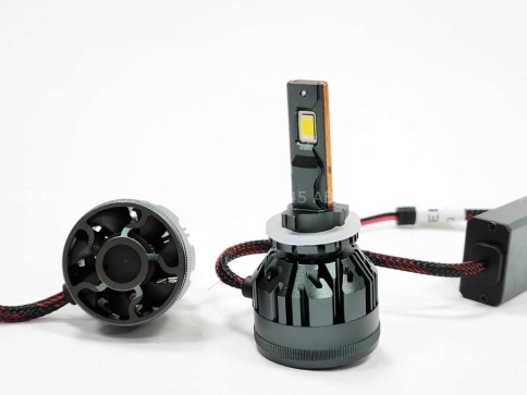 C2R V45 лампы LED 2шт H27 12В 50W 5500K 4500Lm  с обманкой гарантия 6мес    фото 3