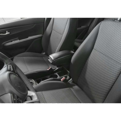 Подлокотник  Kia Rio 2017-2022г X-Line 2017-2022г Solaris 2017-2025г штатный вставной в подстаканик фото 1