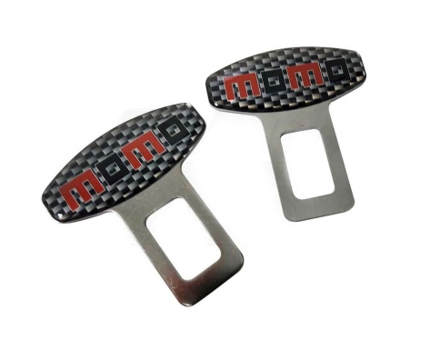 Заглушка  ремня безопасности металлическая пластик МоМо   фото 1