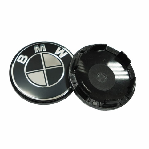 Колпачок ступицы BMW 62/56 КИК(Рапид) со стикером черный (214117) фото 4