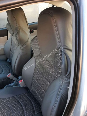 Recaro  чехлы универсальные экокожа серая жакккард серый комплект    фото 8