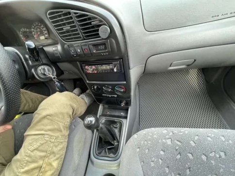 EVA ЭВА  коврики в салон Kia Spectra 2004-2011г черные рисунок ромб компл 5шт фото 6