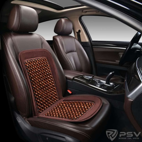 PSV  накидка на сиденье шариковый массажер коричневая    фото 1