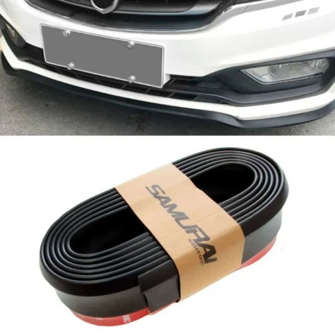 C2R SAMURAI Губа на бампер универсальная 2,5м черная фото 5