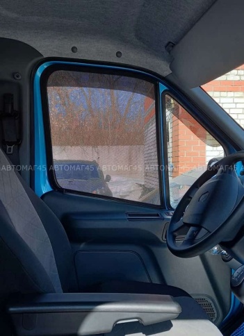 TLT  каркасные шторки на магнитах ГАЗель NEXT c 2013г передние из двух частей 2шт 10%    фото 4