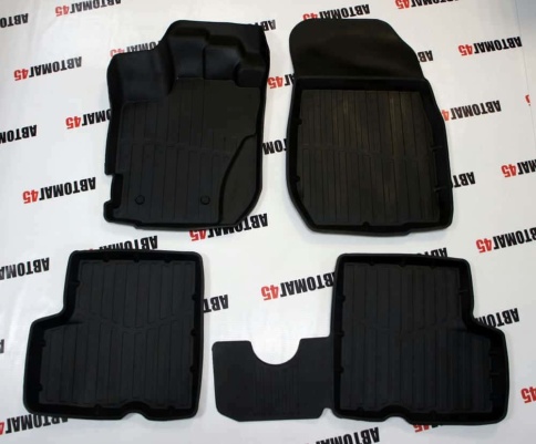 Коврики  в салон Renault Kaptur c 2016г Renault Duster 2017-2021г 1 поколение комплект 4шт    фото 2