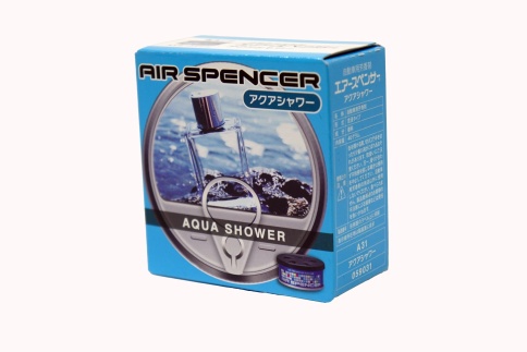 EIKOSHA Air Spencer  ароматизатор на панель меловой Aqua Shower аква Япония A-31    фото 2