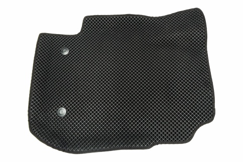 EVA ЭВА 3D коврики в салон Nissan Almera G15 2012-2019г черный ромб компл 5шт CITY 3D фото 3
