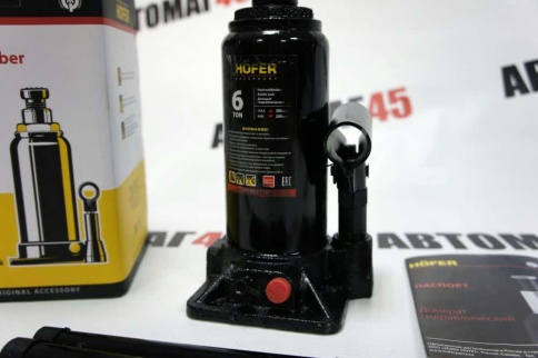 Hofer  домкрат 6т гидравлический высота 200-385мм    фото 3