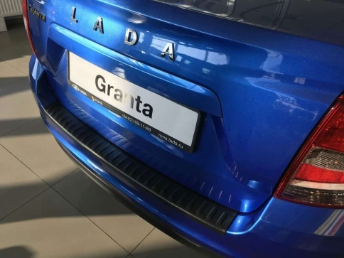 STYLE  Накладка на задний бампер Лада Granta FL Гранта седан 2018-2025г   фото 2