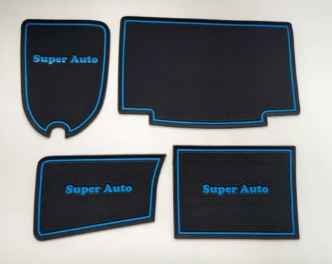 Коврики в ниши ВАЗ 2113 2114 2115 синие буквы 4пр. фото 2