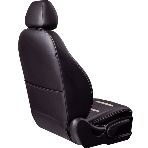 Авточехлы  Toyota RAV4 Тойота Рав4 2006-2012г XA30 экокожа черная с бежевой вставкой ромб Турин 2    фото 5