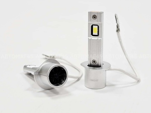 Ruzoom YJ-C7F  светодиодные лампы LED 2шт H1 10-16В 18W 6000K 4000Lm гарантия 6мес    фото 3